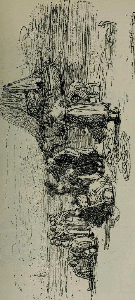 An illustration from Catalogue illustré officiel de la Section des beaux-arts de l'Exposition universelle d'Amsterdam, contenant environ 200 reproductions d'après les dessins originaux des artistes, 1883, leaf 180