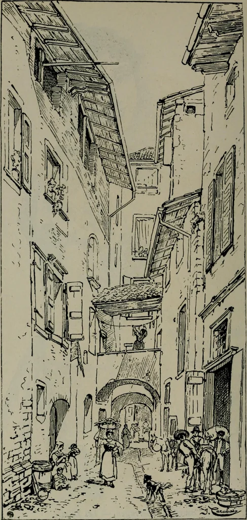 An illustration from Catalogue illustré officiel de la Section des beaux-arts de l'Exposition universelle d'Amsterdam, contenant environ 200 reproductions d'après les dessins originaux des artistes, 1883, leaf 189