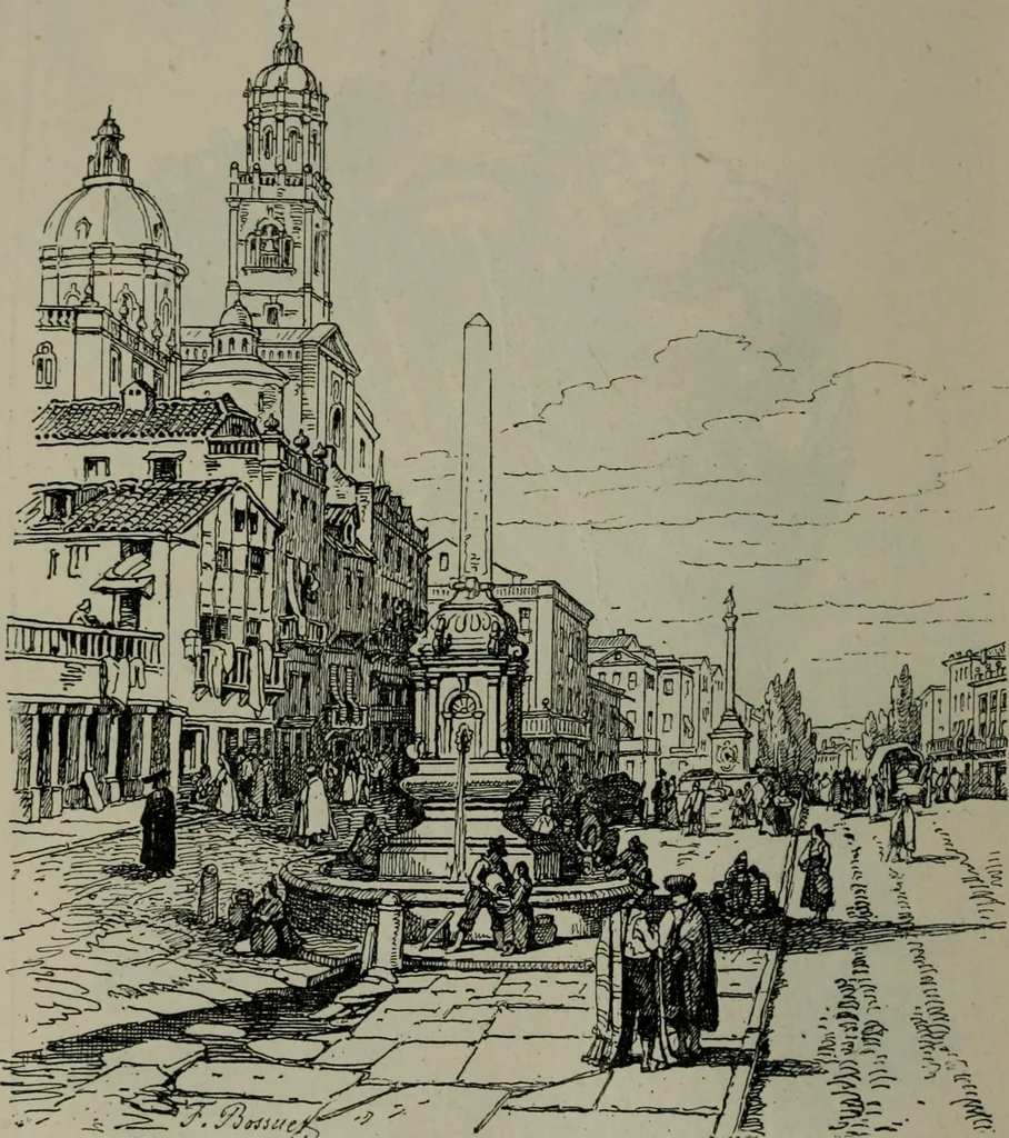 An illustration from Catalogue illustré officiel de la Section des beaux-arts de l'Exposition universelle d'Amsterdam, contenant environ 200 reproductions d'après les dessins originaux des artistes, 1883, leaf 191