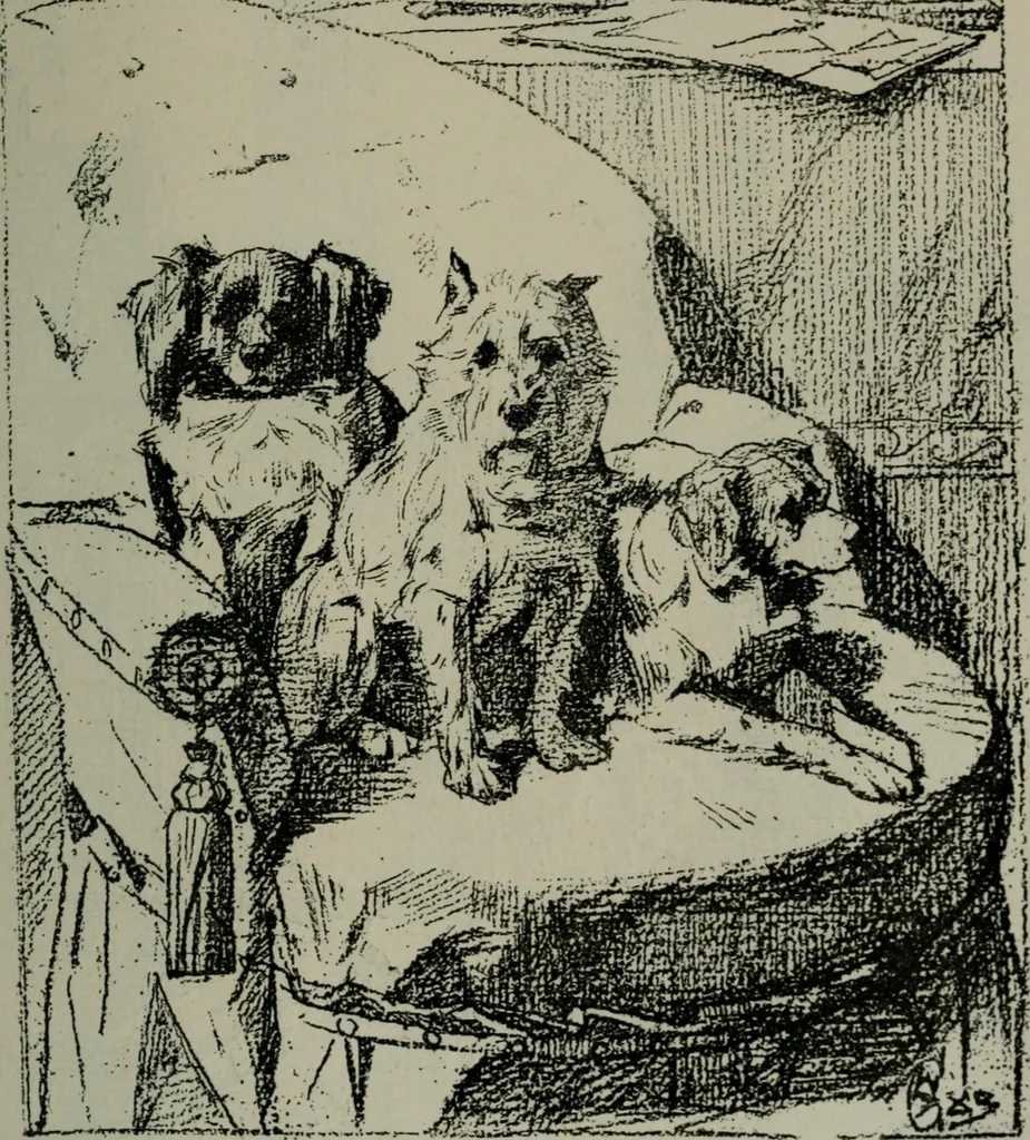 An illustration from Catalogue illustré officiel de la Section des beaux-arts de l'Exposition universelle d'Amsterdam, contenant environ 200 reproductions d'après les dessins originaux des artistes, 1883, leaf 192