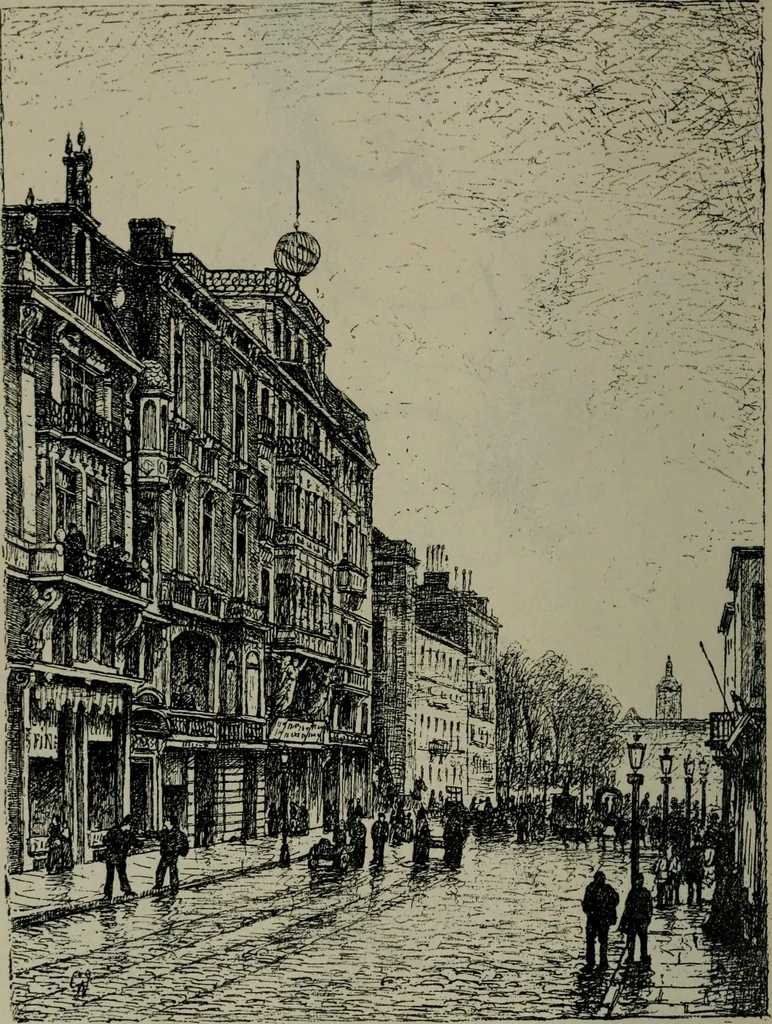 An illustration from Catalogue illustré officiel de la Section des beaux-arts de l'Exposition universelle d'Amsterdam, contenant environ 200 reproductions d'après les dessins originaux des artistes, 1883, leaf 195