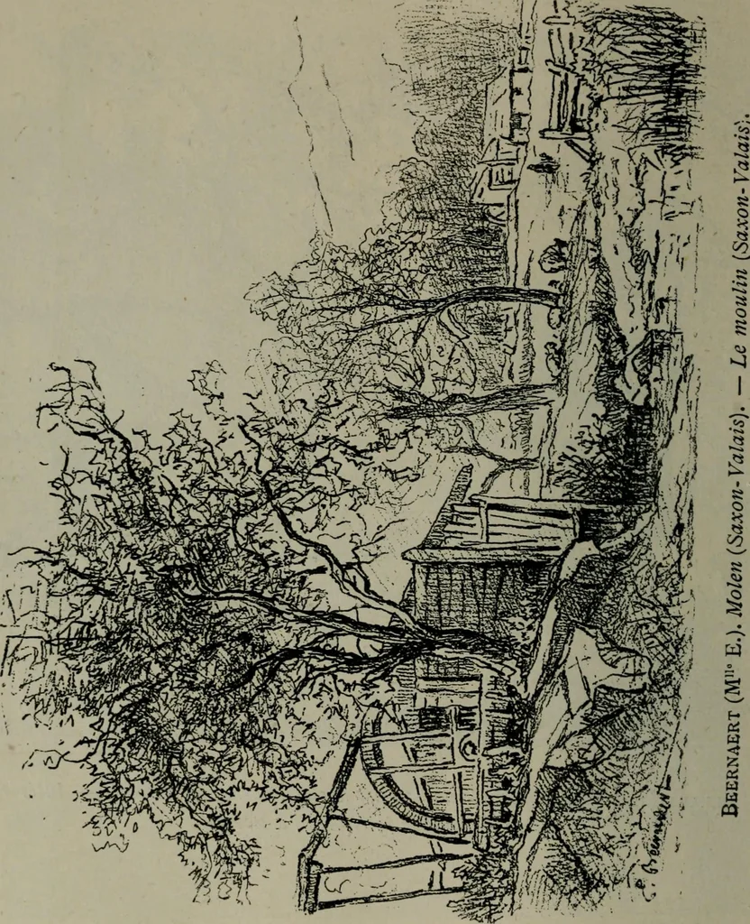 An illustration from Catalogue illustré officiel de la Section des beaux-arts de l'Exposition universelle d'Amsterdam, contenant environ 200 reproductions d'après les dessins originaux des artistes, 1883, leaf 197
