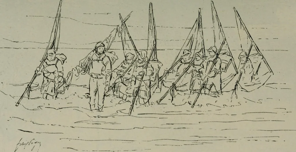 An illustration from Catalogue illustré officiel de la Section des beaux-arts de l'Exposition universelle d'Amsterdam, contenant environ 200 reproductions d'après les dessins originaux des artistes, 1883, leaf 206