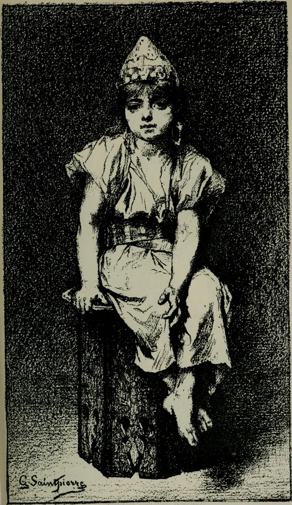 An illustration from Catalogue illustré officiel de la Section des beaux-arts de l'Exposition universelle d'Amsterdam, contenant environ 200 reproductions d'après les dessins originaux des artistes, 1883, leaf 216