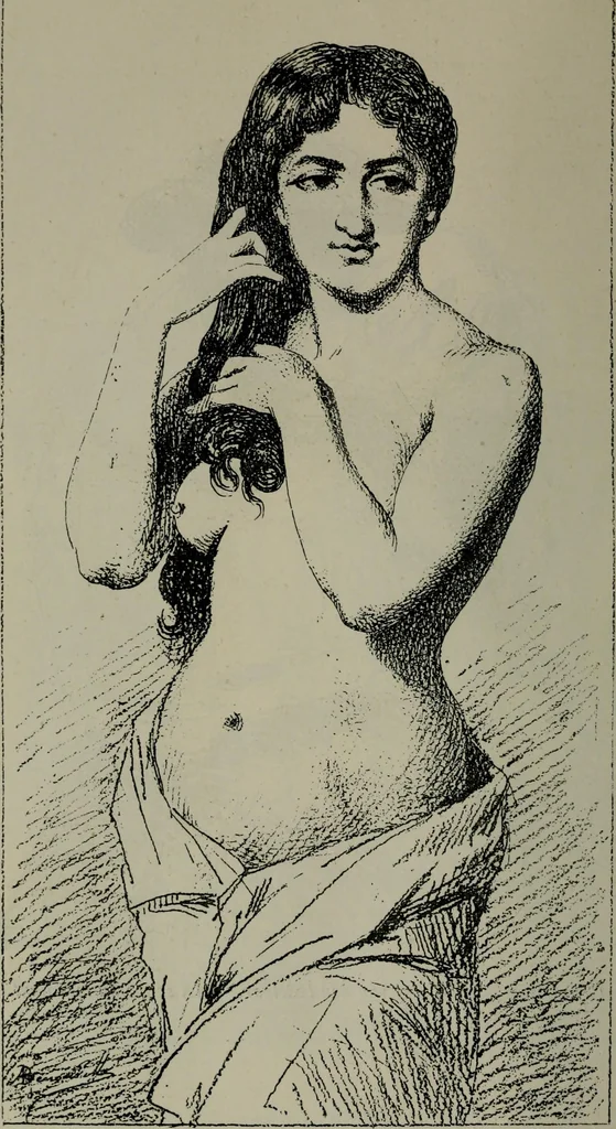An illustration from Catalogue illustré officiel de la Section des beaux-arts de l'Exposition universelle d'Amsterdam, contenant environ 200 reproductions d'après les dessins originaux des artistes, 1883, leaf 219