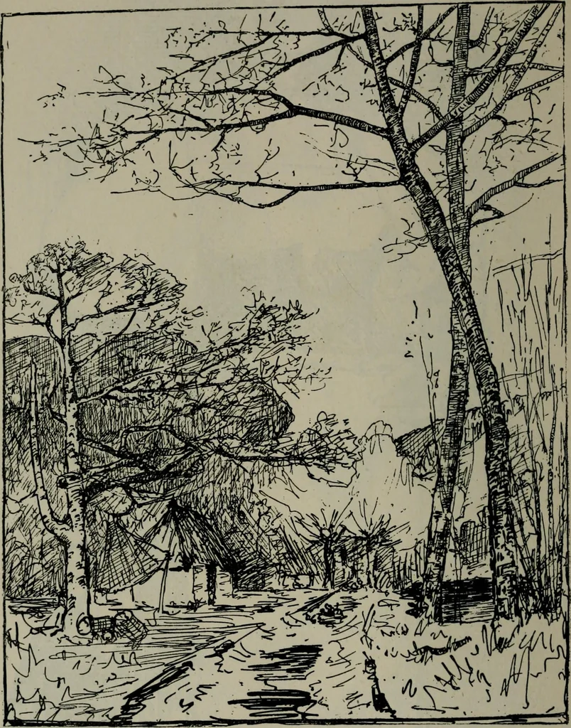 An illustration from Catalogue illustré officiel de la Section des beaux-arts de l'Exposition universelle d'Amsterdam, contenant environ 200 reproductions d'après les dessins originaux des artistes, 1883, leaf 221