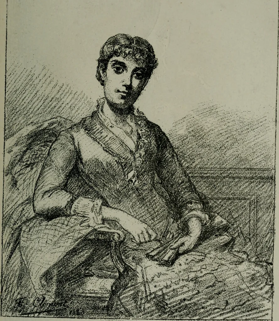 An illustration from Catalogue illustré officiel de la Section des beaux-arts de l'Exposition universelle d'Amsterdam, contenant environ 200 reproductions d'après les dessins originaux des artistes, 1883, leaf 224
