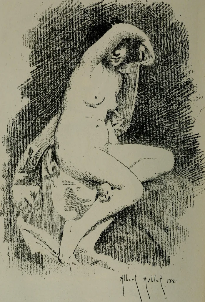An illustration from Catalogue illustré officiel de la Section des beaux-arts de l'Exposition universelle d'Amsterdam, contenant environ 200 reproductions d'après les dessins originaux des artistes, 1883, leaf 229
