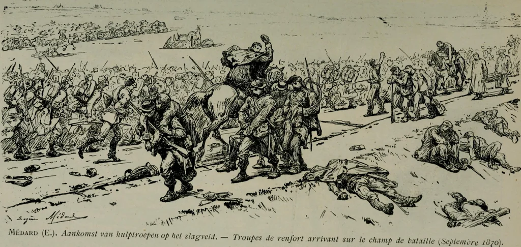 An illustration from Catalogue illustré officiel de la Section des beaux-arts de l'Exposition universelle d'Amsterdam, contenant environ 200 reproductions d'après les dessins originaux des artistes, 1883, leaf 242