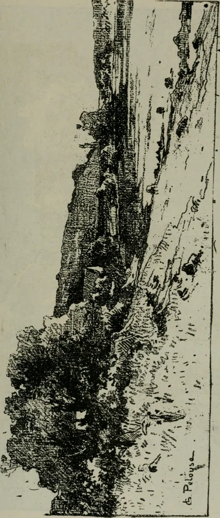 An illustration from Catalogue illustré officiel de la Section des beaux-arts de l'Exposition universelle d'Amsterdam, contenant environ 200 reproductions d'après les dessins originaux des artistes, 1883, leaf 258