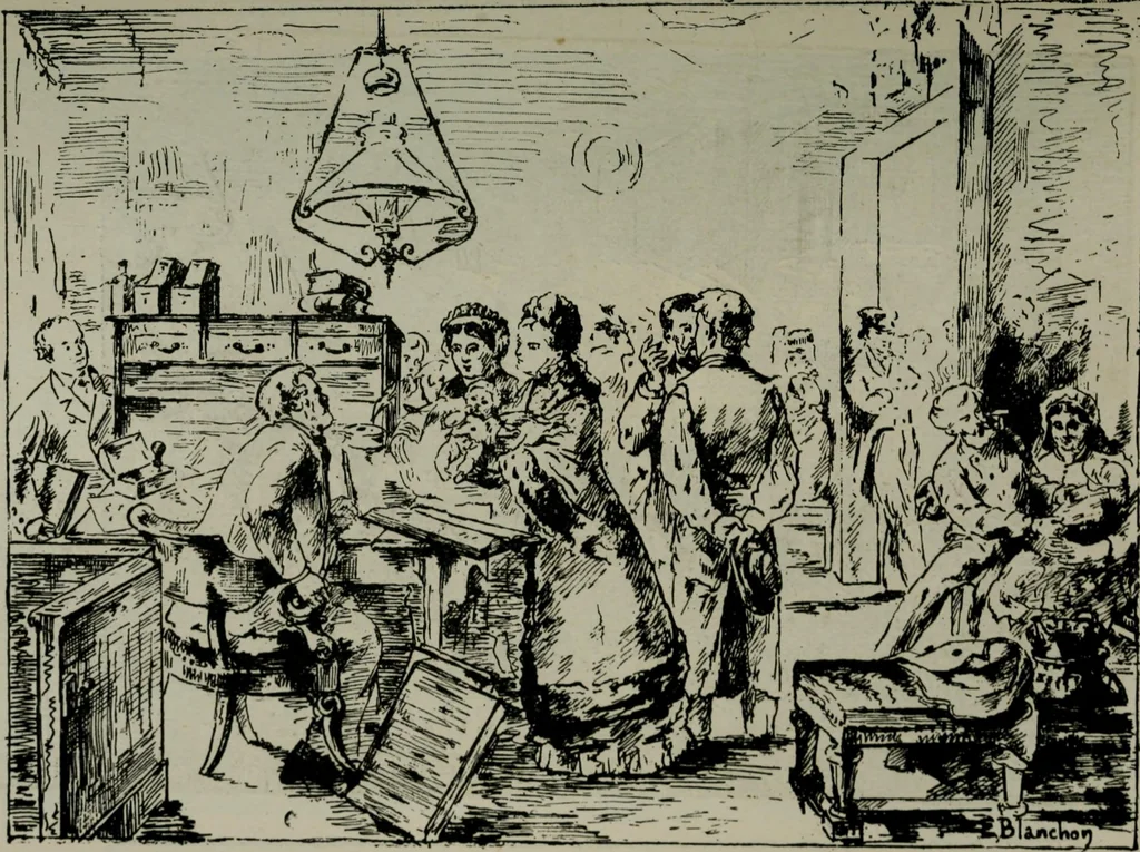 An illustration from Catalogue illustré officiel de la Section des beaux-arts de l'Exposition universelle d'Amsterdam, contenant environ 200 reproductions d'après les dessins originaux des artistes, 1883, leaf 260