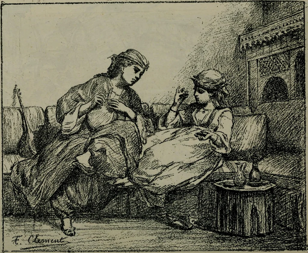 An illustration from Catalogue illustré officiel de la Section des beaux-arts de l'Exposition universelle d'Amsterdam, contenant environ 200 reproductions d'après les dessins originaux des artistes, 1883, leaf 261