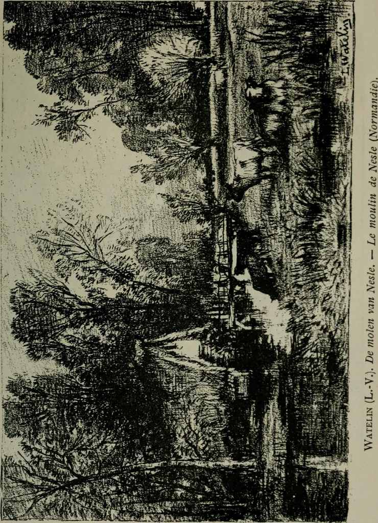 An illustration from Catalogue illustré officiel de la Section des beaux-arts de l'Exposition universelle d'Amsterdam, contenant environ 200 reproductions d'après les dessins originaux des artistes, 1883, leaf 262