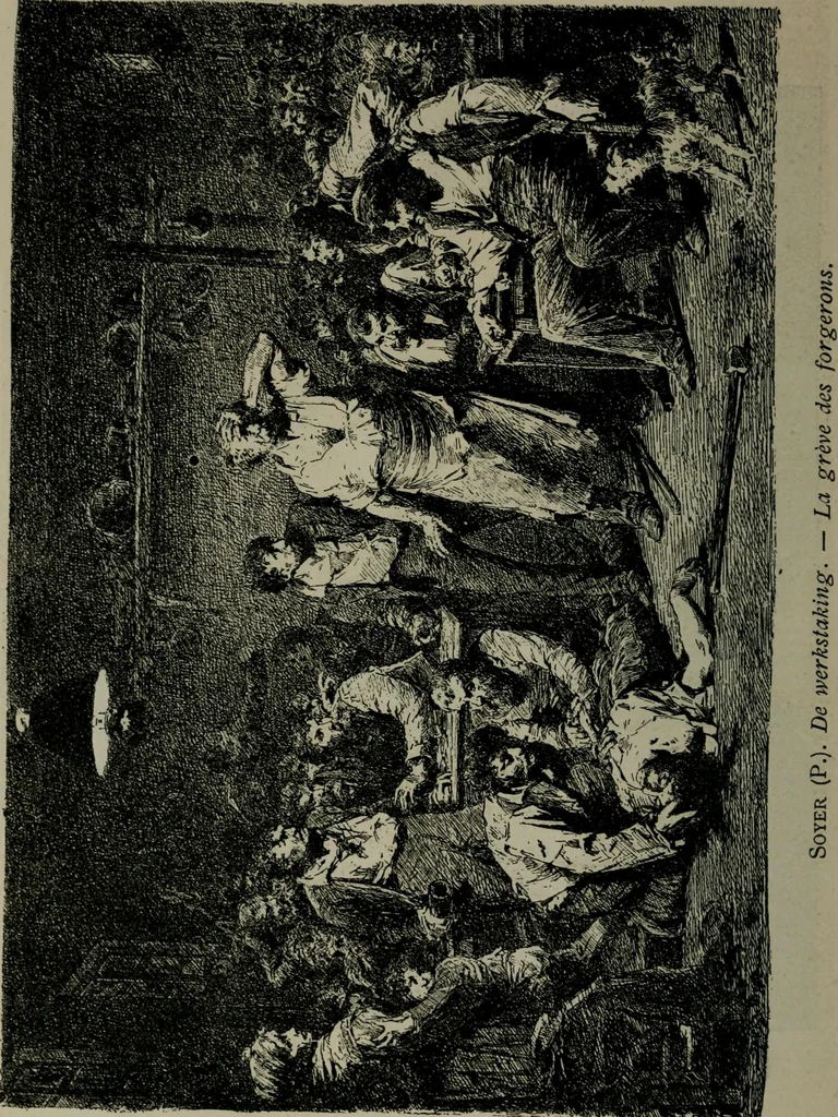 An illustration from Catalogue illustré officiel de la Section des beaux-arts de l'Exposition universelle d'Amsterdam, contenant environ 200 reproductions d'après les dessins originaux des artistes, 1883, leaf 269