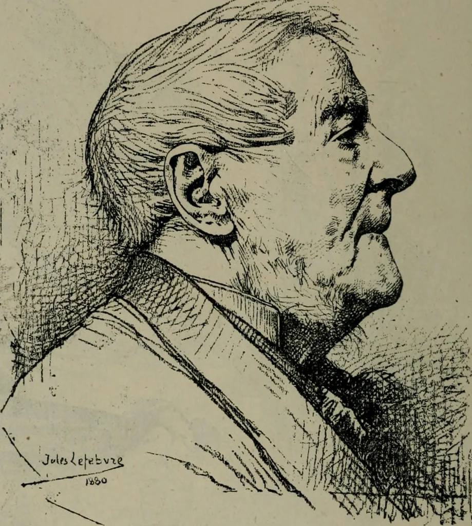 An illustration from Catalogue illustré officiel de la Section des beaux-arts de l'Exposition universelle d'Amsterdam, contenant environ 200 reproductions d'après les dessins originaux des artistes, 1883, leaf 275