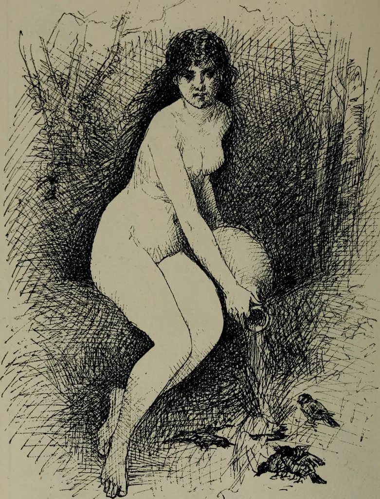 An illustration from Catalogue illustré officiel de la Section des beaux-arts de l'Exposition universelle d'Amsterdam, contenant environ 200 reproductions d'après les dessins originaux des artistes, 1883, leaf 279