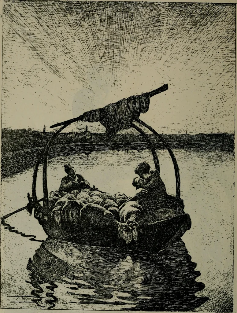 An illustration from Catalogue illustré officiel de la Section des beaux-arts de l'Exposition universelle d'Amsterdam, contenant environ 200 reproductions d'après les dessins originaux des artistes, 1883, leaf 287