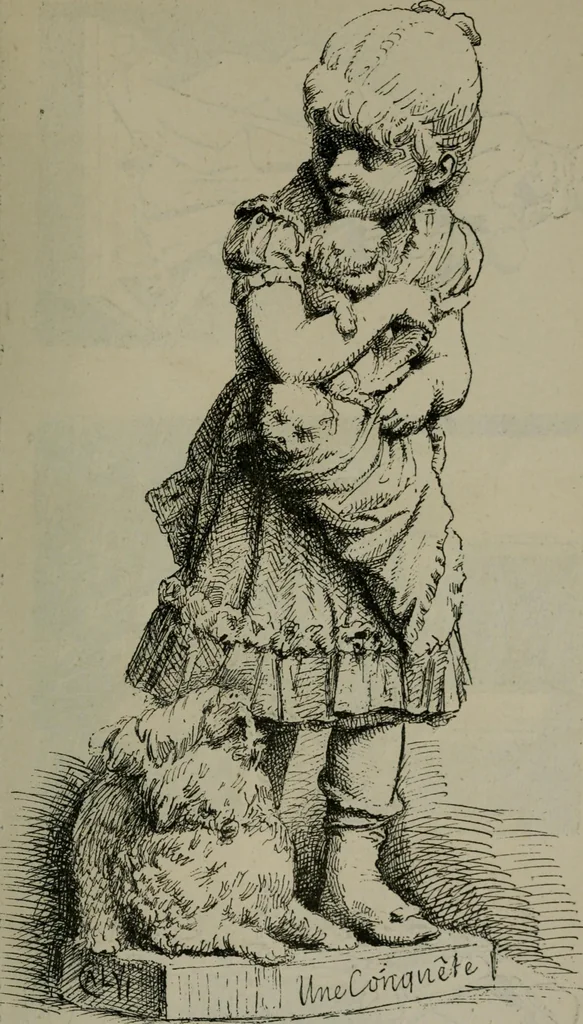 An illustration from Catalogue illustré officiel de la Section des beaux-arts de l'Exposition universelle d'Amsterdam, contenant environ 200 reproductions d'après les dessins originaux des artistes, 1883, leaf 288