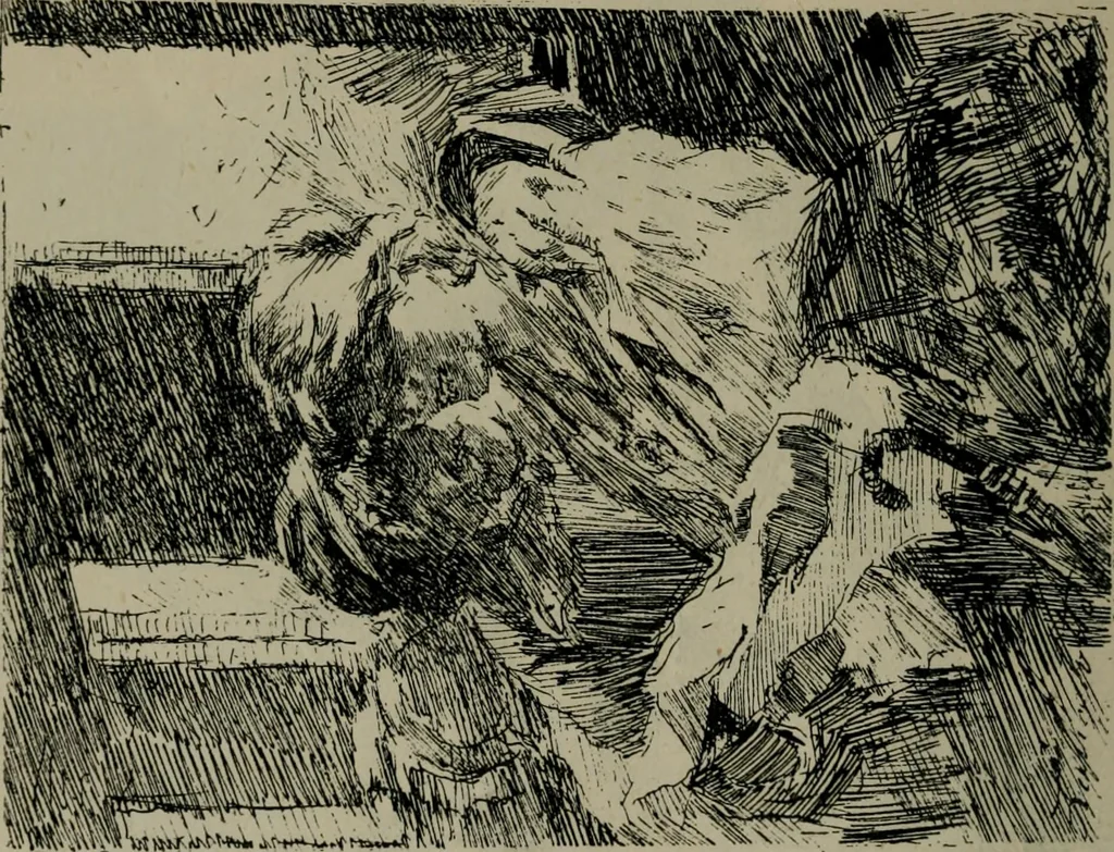 An illustration from Catalogue illustré officiel de la Section des beaux-arts de l'Exposition universelle d'Amsterdam, contenant environ 200 reproductions d'après les dessins originaux des artistes, 1883, leaf 289