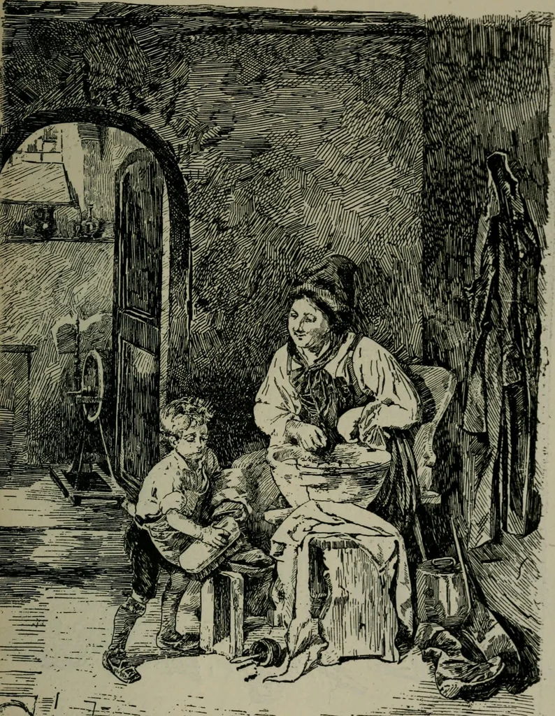 An illustration from Catalogue illustré officiel de la Section des beaux-arts de l'Exposition universelle d'Amsterdam, contenant environ 200 reproductions d'après les dessins originaux des artistes, 1883, leaf 292