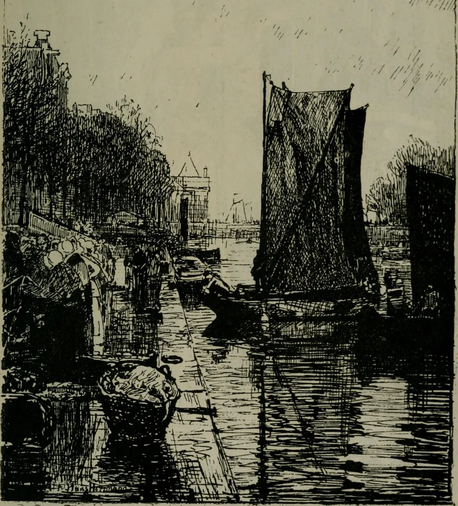 An illustration from Catalogue illustré officiel de la Section des beaux-arts de l'Exposition universelle d'Amsterdam, contenant environ 200 reproductions d'après les dessins originaux des artistes, 1883, leaf 298