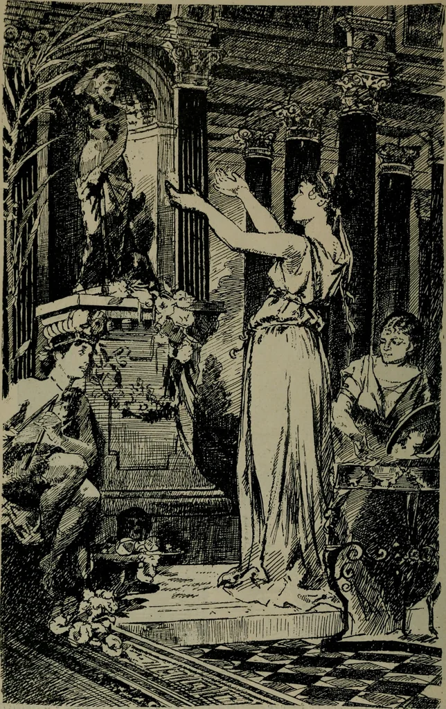 An illustration from Catalogue illustré officiel de la Section des beaux-arts de l'Exposition universelle d'Amsterdam, contenant environ 200 reproductions d'après les dessins originaux des artistes, 1883, leaf 299