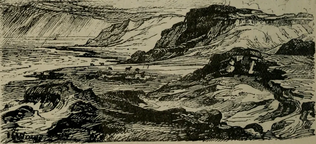 An illustration from Catalogue illustré officiel de la Section des beaux-arts de l'Exposition universelle d'Amsterdam, contenant environ 200 reproductions d'après les dessins originaux des artistes, 1883, leaf 307