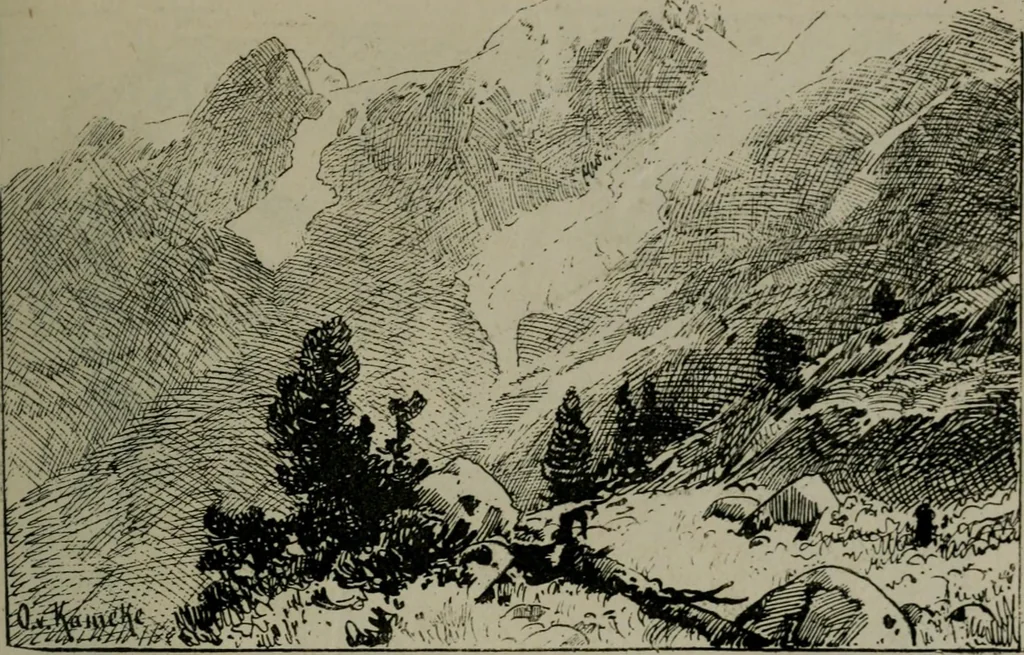 An illustration from Catalogue illustré officiel de la Section des beaux-arts de l'Exposition universelle d'Amsterdam, contenant environ 200 reproductions d'après les dessins originaux des artistes, 1883, leaf 308