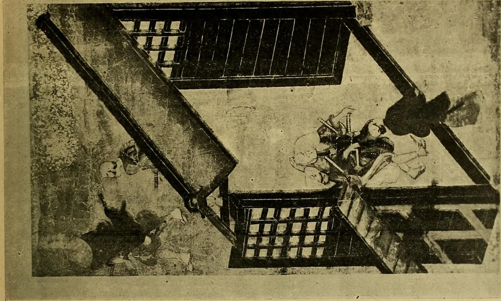 An illustration from Catalogue of Fukuba's collection of one hundred Ukiyoé paintings, 1911, leaf 42