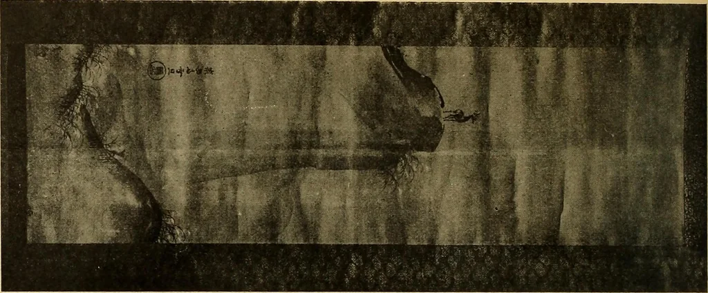 An illustration from Catalogue of Fukuba's collection of one hundred Ukiyoé paintings, 1911, leaf 59