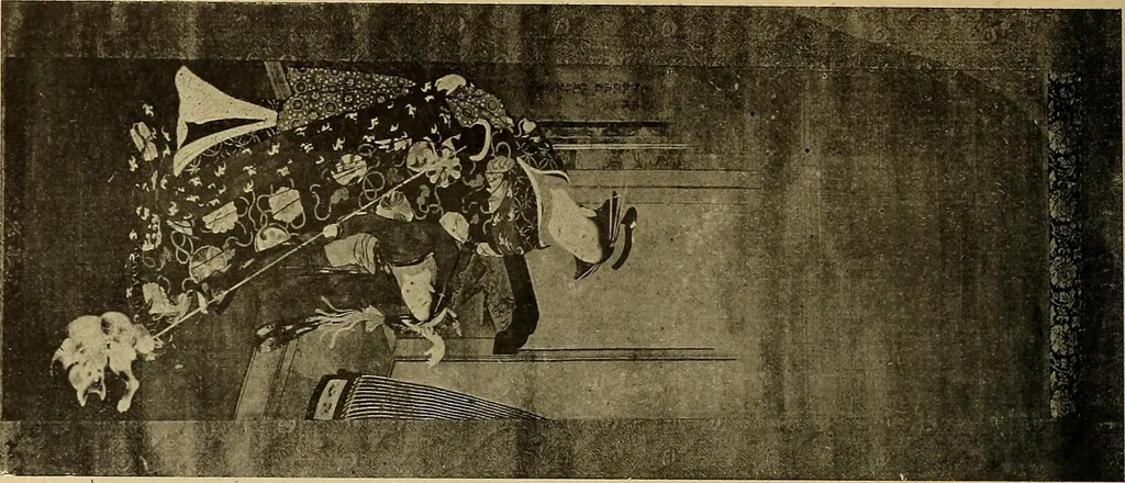 An illustration from Catalogue of Fukuba's collection of one hundred Ukiyoé paintings, 1911, leaf 67