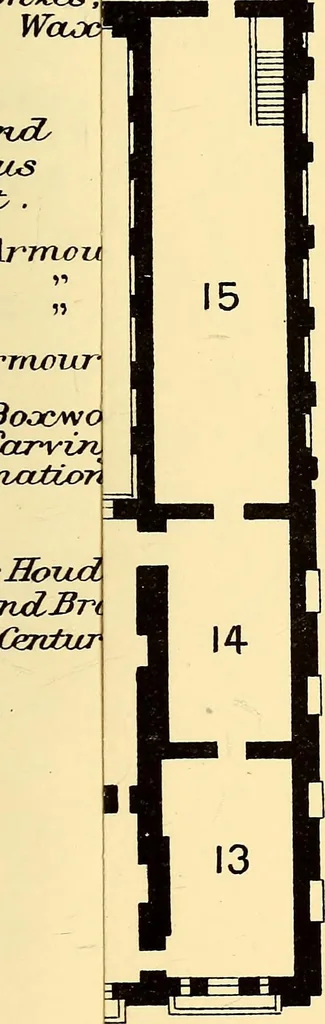 An illustration from Catalogue of the furniture, marbles, bronzes, clocks, candelabra, majolica, porcelain, glass, jewelery, goldsmith's and silversmith's work, ivories, medals, illuminations, miniatures, and objects of art generally, in the Wallace collection, 1910, leaf 14
