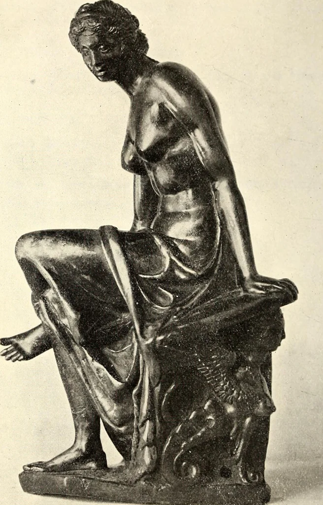 An illustration from Catalogue of the furniture, marbles, bronzes, clocks, candelabra, majolica, porcelain, glass, jewelery, goldsmith's and silversmith's work, ivories, medals, illuminations, miniatures, and objects of art generally, in the Wallace collection, 1910, leaf 191