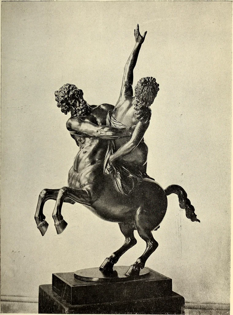 An illustration from Catalogue of the furniture, marbles, bronzes, clocks, candelabra, majolica, porcelain, glass, jewelery, goldsmith's and silversmith's work, ivories, medals, illuminations, miniatures, and objects of art generally, in the Wallace collection, 1910, leaf 242