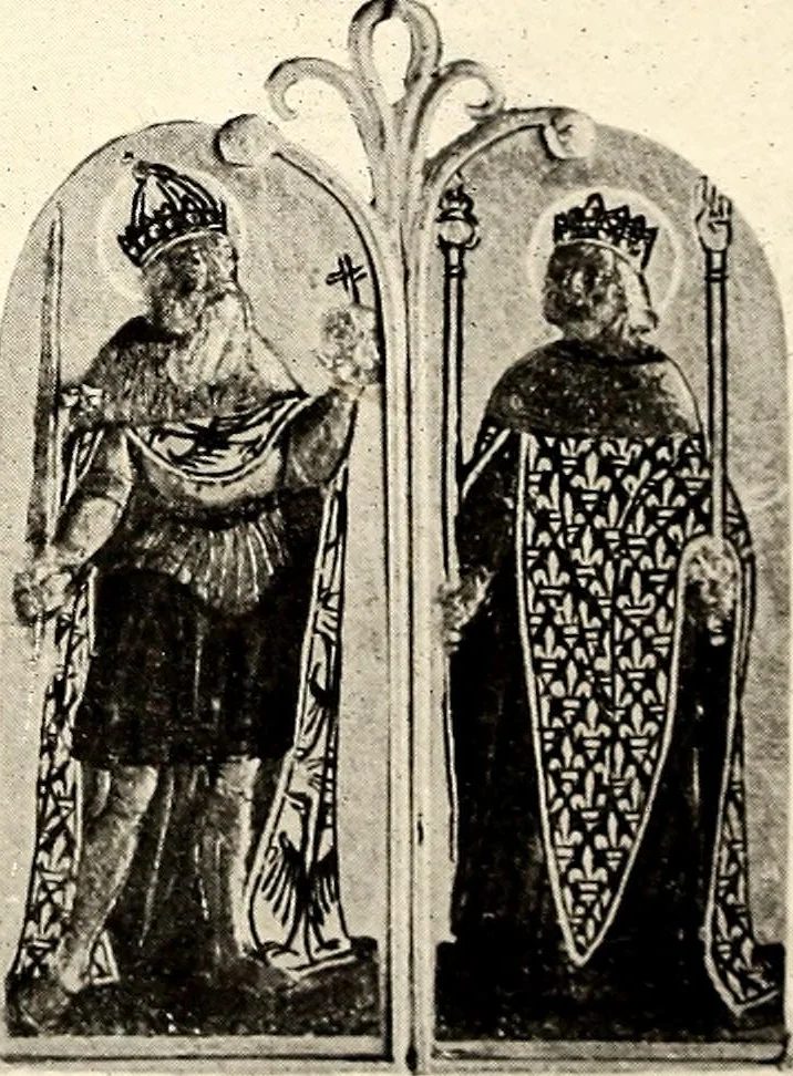 An illustration from Catalogue of the furniture, marbles, bronzes, clocks, candelabra, majolica, porcelain, glass, jewelery, goldsmith's and silversmith's work, ivories, medals, illuminations, miniatures, and objects of art generally, in the Wallace collection, 1910, leaf 257