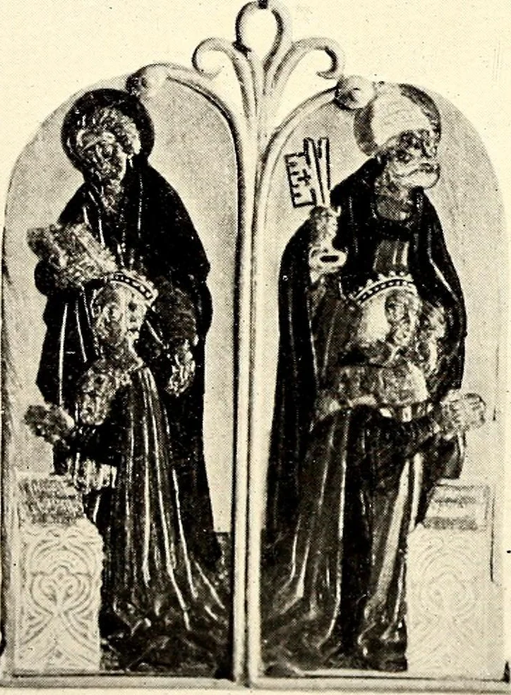 An illustration from Catalogue of the furniture, marbles, bronzes, clocks, candelabra, majolica, porcelain, glass, jewelery, goldsmith's and silversmith's work, ivories, medals, illuminations, miniatures, and objects of art generally, in the Wallace collection, 1910, leaf 257