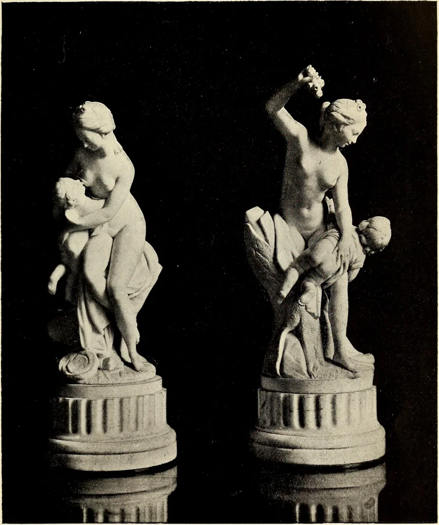 An illustration from Catalogue of the furniture, marbles, bronzes, clocks, candelabra, majolica, porcelain, glass, jewelery, goldsmith's and silversmith's work, ivories, medals, illuminations, miniatures, and objects of art generally, in the Wallace collection, 1910, leaf 394
