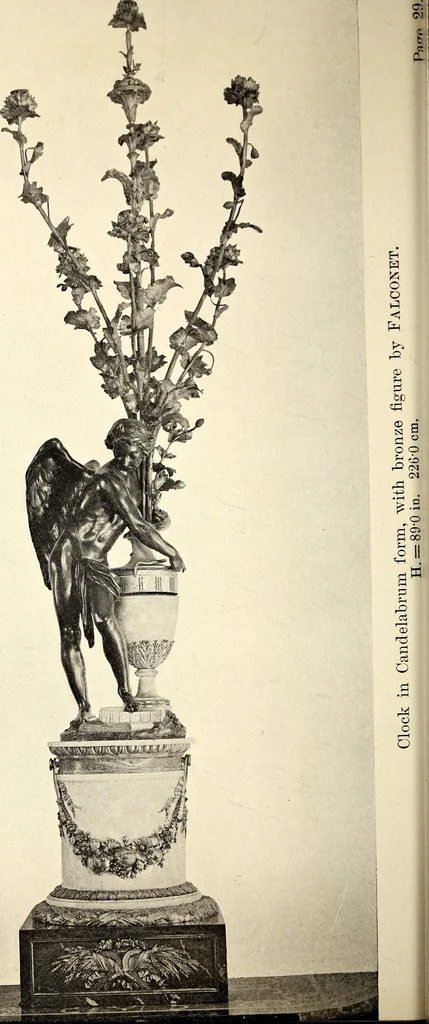 An illustration from Catalogue of the furniture, marbles, bronzes, clocks, candelabra, majolica, porcelain, glass, jewelery, goldsmith's and silversmith's work, ivories, medals, illuminations, miniatures, and objects of art generally, in the Wallace collection, 1910, leaf 51