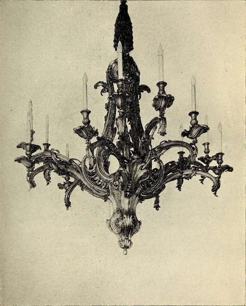 An illustration from Catalogue of the furniture, marbles, bronzes, clocks, candelabra, majolica, porcelain, glass, jewelery, goldsmith's and silversmith's work, ivories, medals, illuminations, miniatures, and objects of art generally, in the Wallace collection, 1910, leaf 58