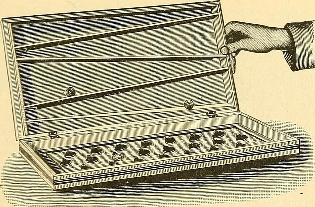 An illustration from Catalogue of games, sectional pictures, toys, puzzles, blocks and novelties, 1889, leaf 14