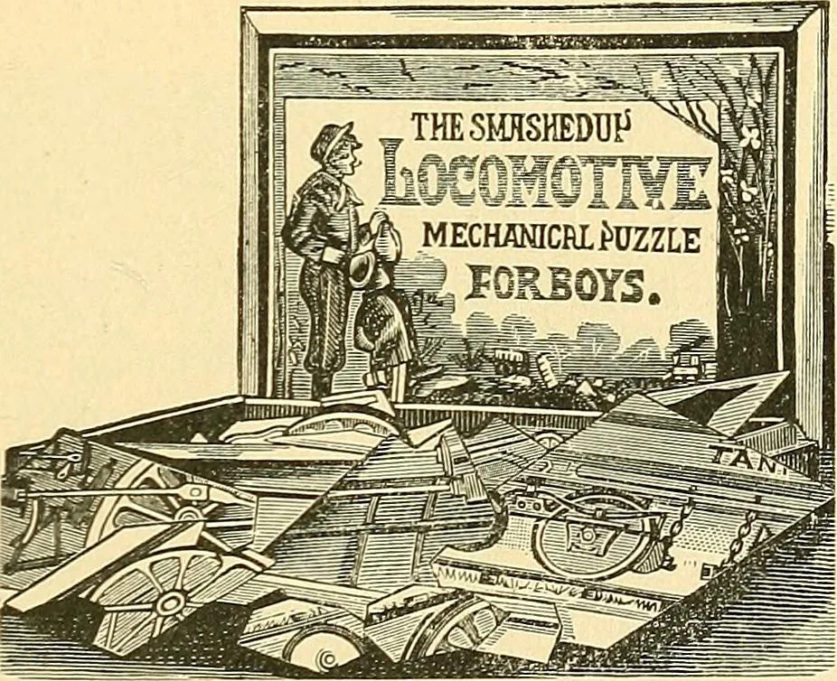 An illustration from Catalogue of games, sectional pictures, toys, puzzles, blocks and novelties, 1889, leaf 40