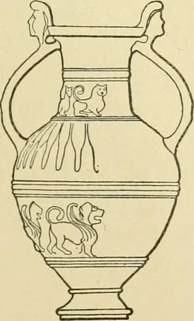 An illustration from Catalogue of Greek, Etruscan and Roman vases, 1893, leaf 116