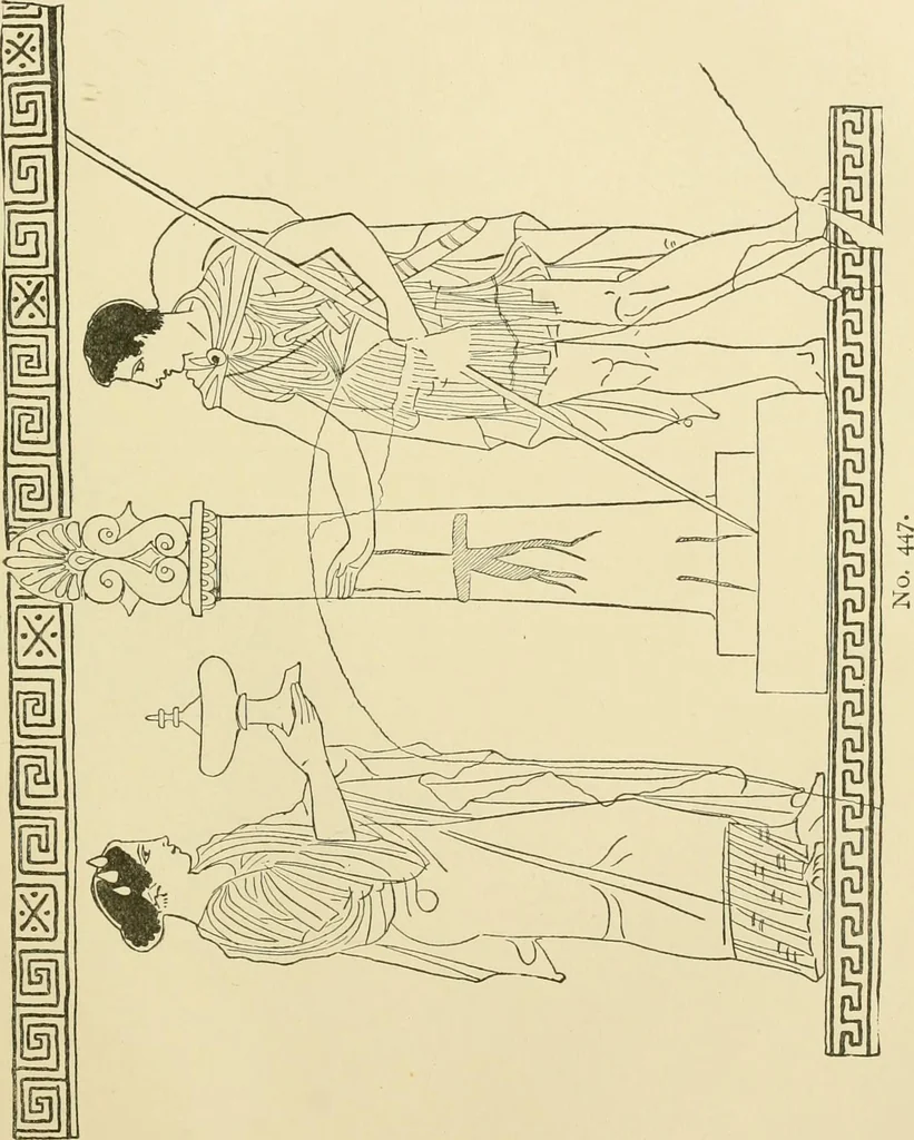 An illustration from Catalogue of Greek, Etruscan and Roman vases, 1893, leaf 192