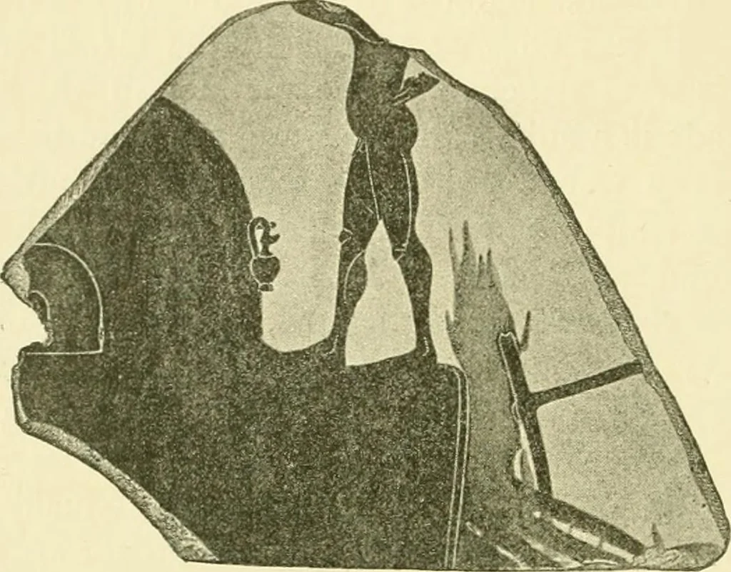 An illustration from Catalogue of Greek, Etruscan and Roman vases, 1893, leaf 55