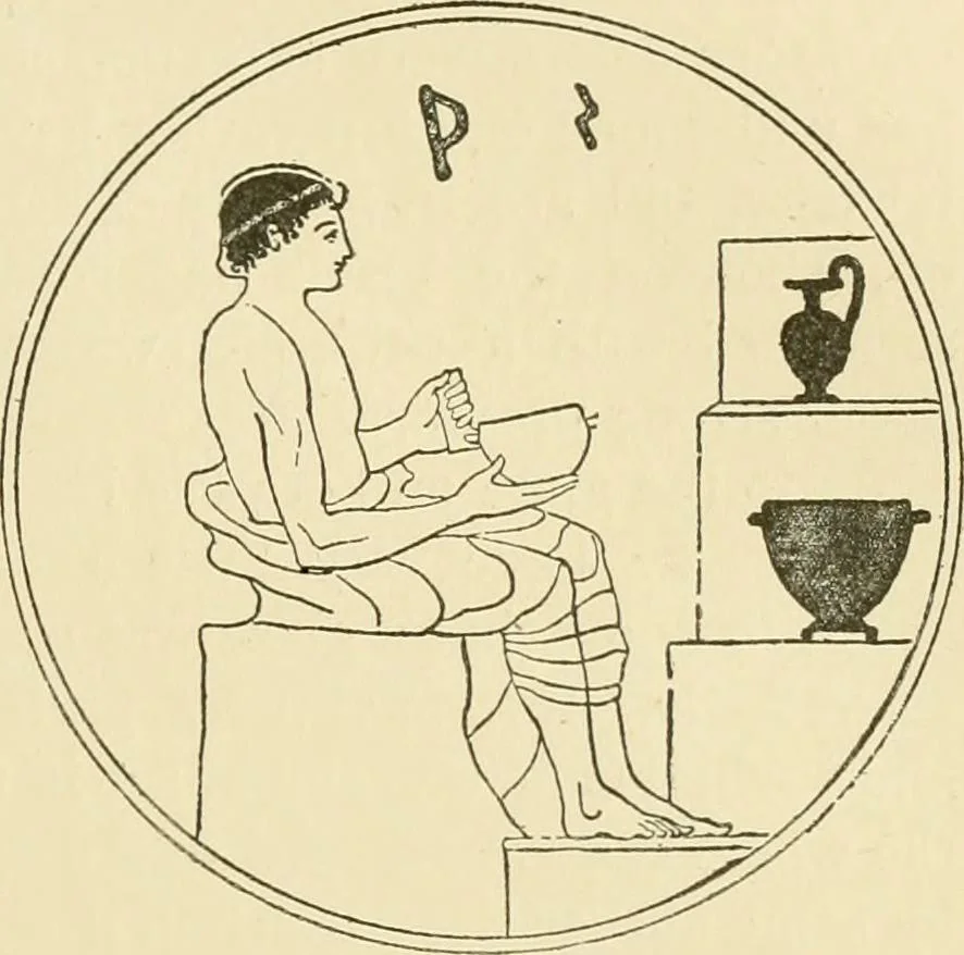 An illustration from Catalogue of Greek, Etruscan and Roman vases, 1893, leaf 56