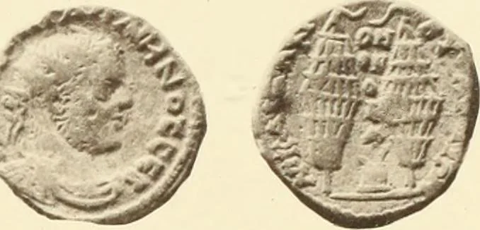 An illustration from Catalogue of Greek coins in the Hunterian collection, University of Glasgow, 1899, leaf 626