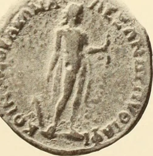 An illustration from Catalogue of Greek coins in the Hunterian collection, University of Glasgow, 1899, leaf 630