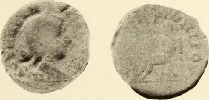 An illustration from Catalogue of Greek coins in the Hunterian collection, University of Glasgow, 1899, leaf 632