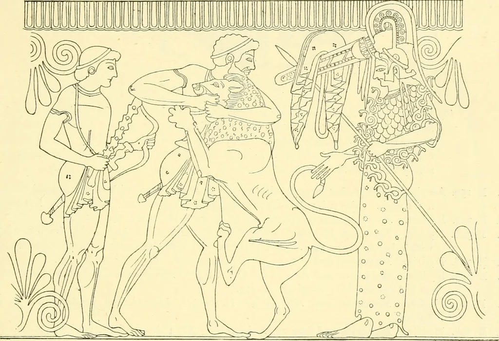 An illustration from A catalogue of the Greek and Etruscan vases in the British Museum, 1893, leaf 20