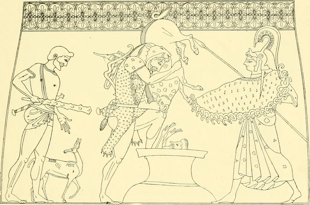 An illustration from A catalogue of the Greek and Etruscan vases in the British Museum, 1893, leaf 22